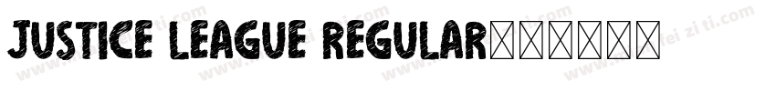 Justice League Regular字体转换